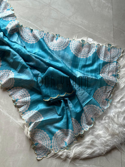 Premium Tussar Silk Saree