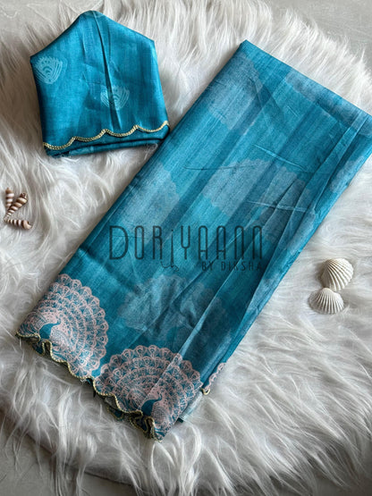 Premium Tussar Silk Saree