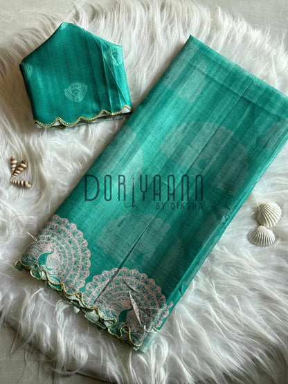 Premium Tussar Silk Saree