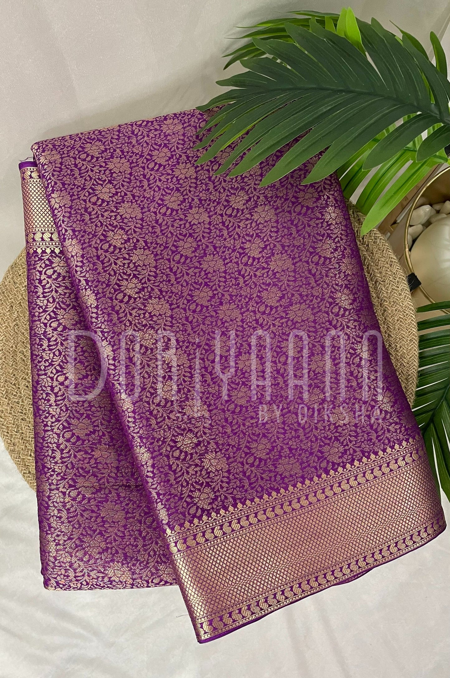 Luxurious Tanchoi Georgette Silk Saree