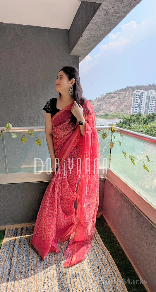 Elegant Chanderi Cotton Saree