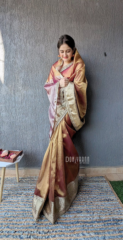 Organza Silk Tissue Saree