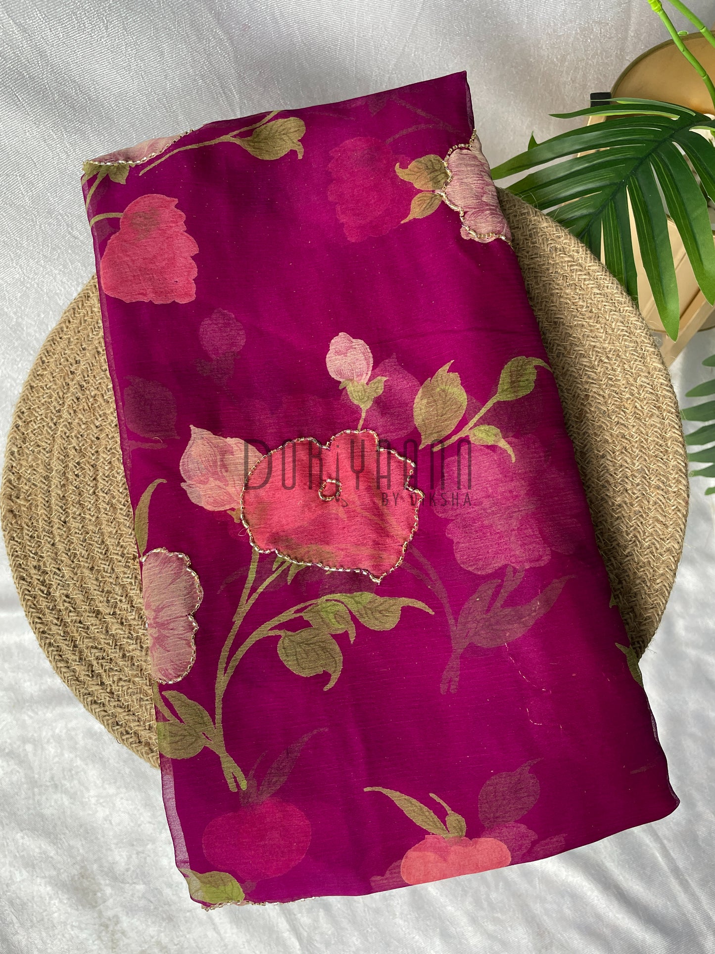 Radiant Pure Chiffon Cut Dana Saree