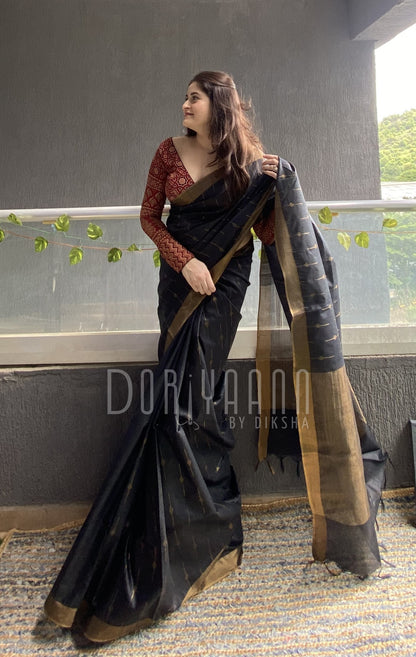 Sophisticated Bapta Tussar Silk Saree