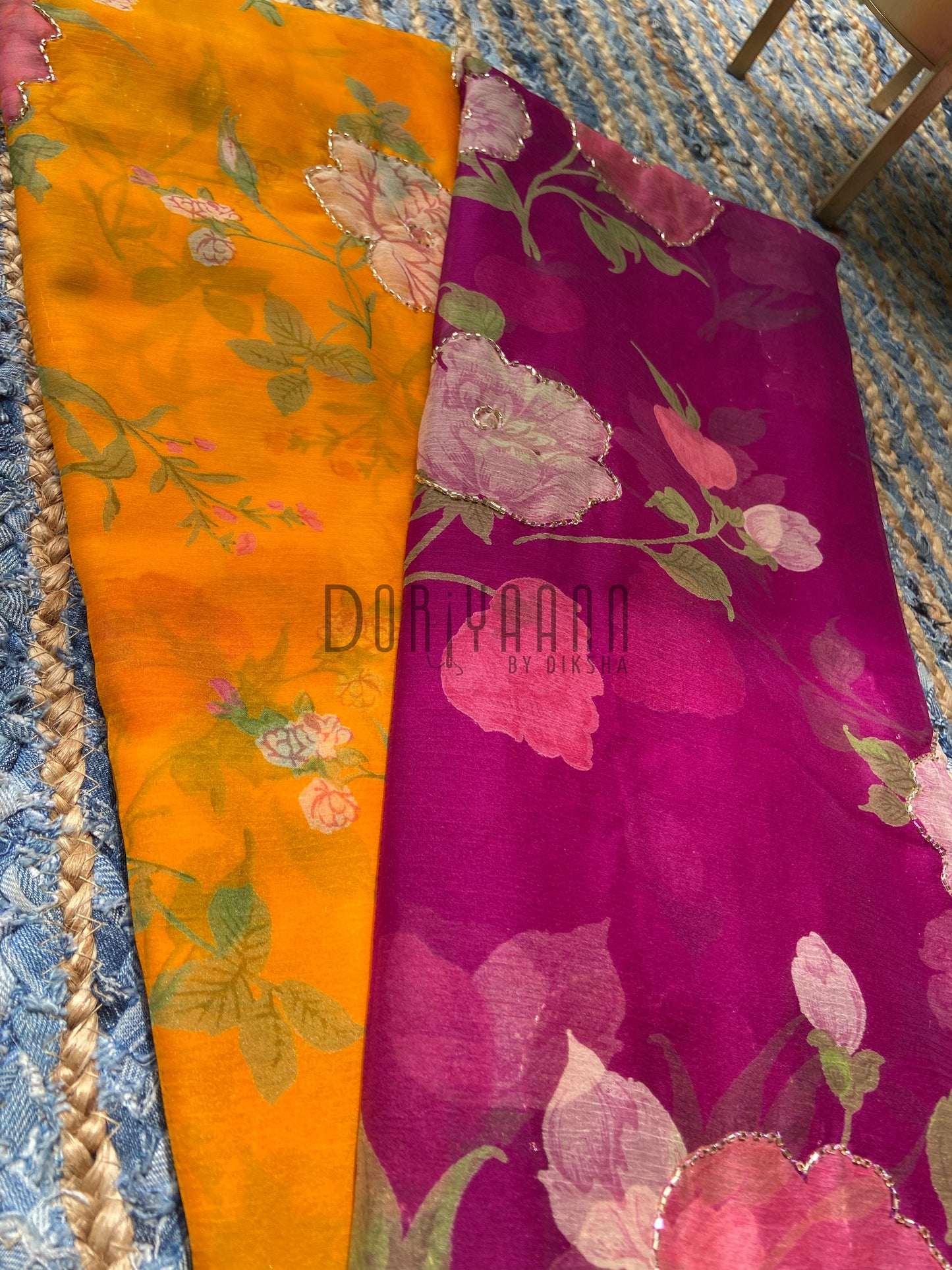 Radiant Pure Chiffon Cut Dana Saree