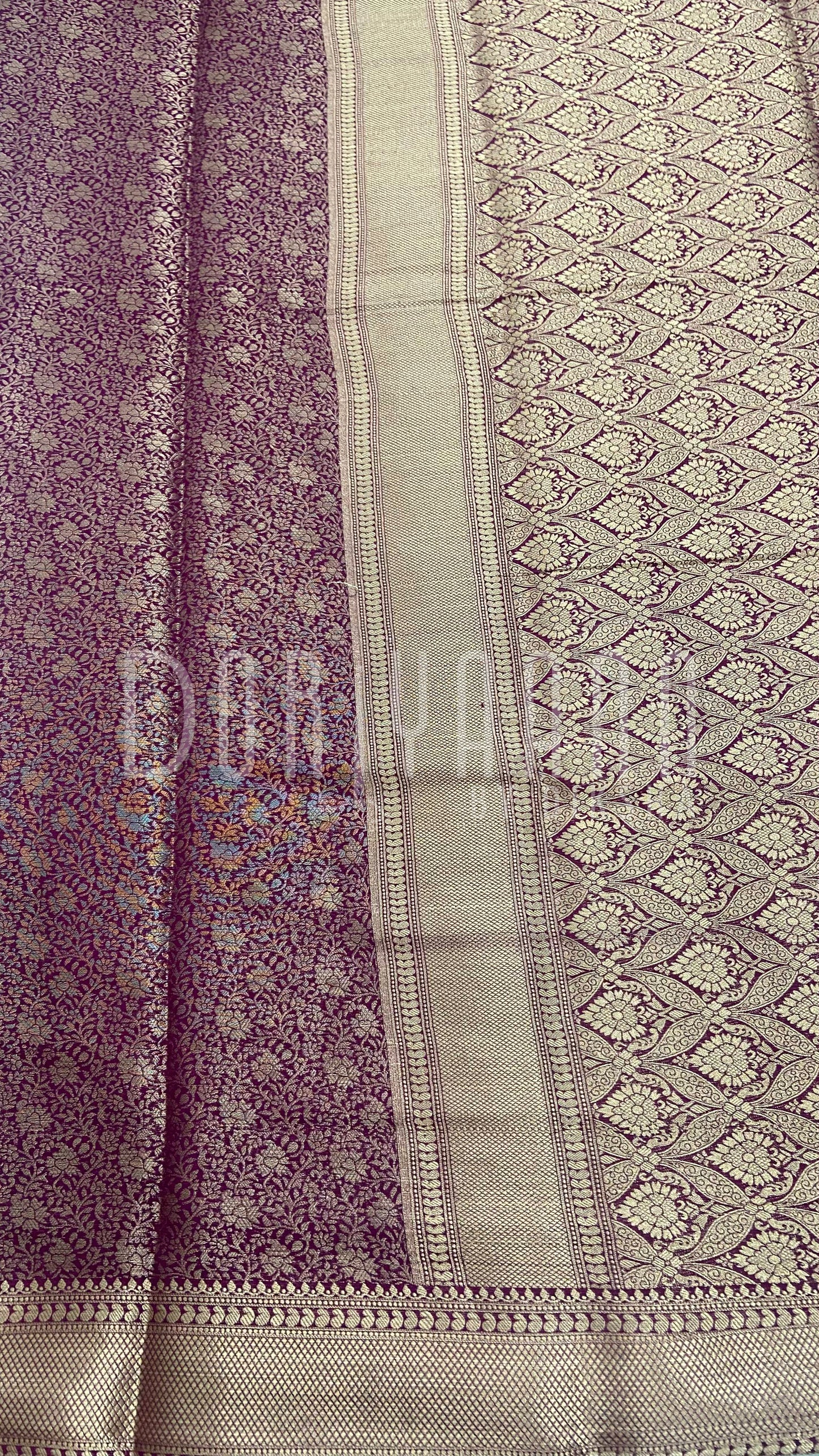 Luxurious Tanchoi Georgette Silk Saree